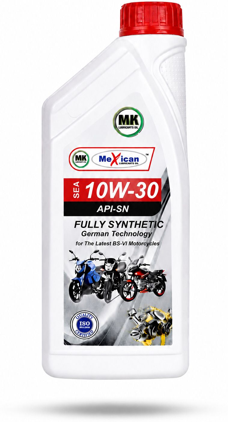 MK 10w30 motorcycle engine oil Mexican Premium 10W-30 API SN Fully Synthetic Motorcycle Engine Oil.. Full-Synthetic Engine Oil-image-2