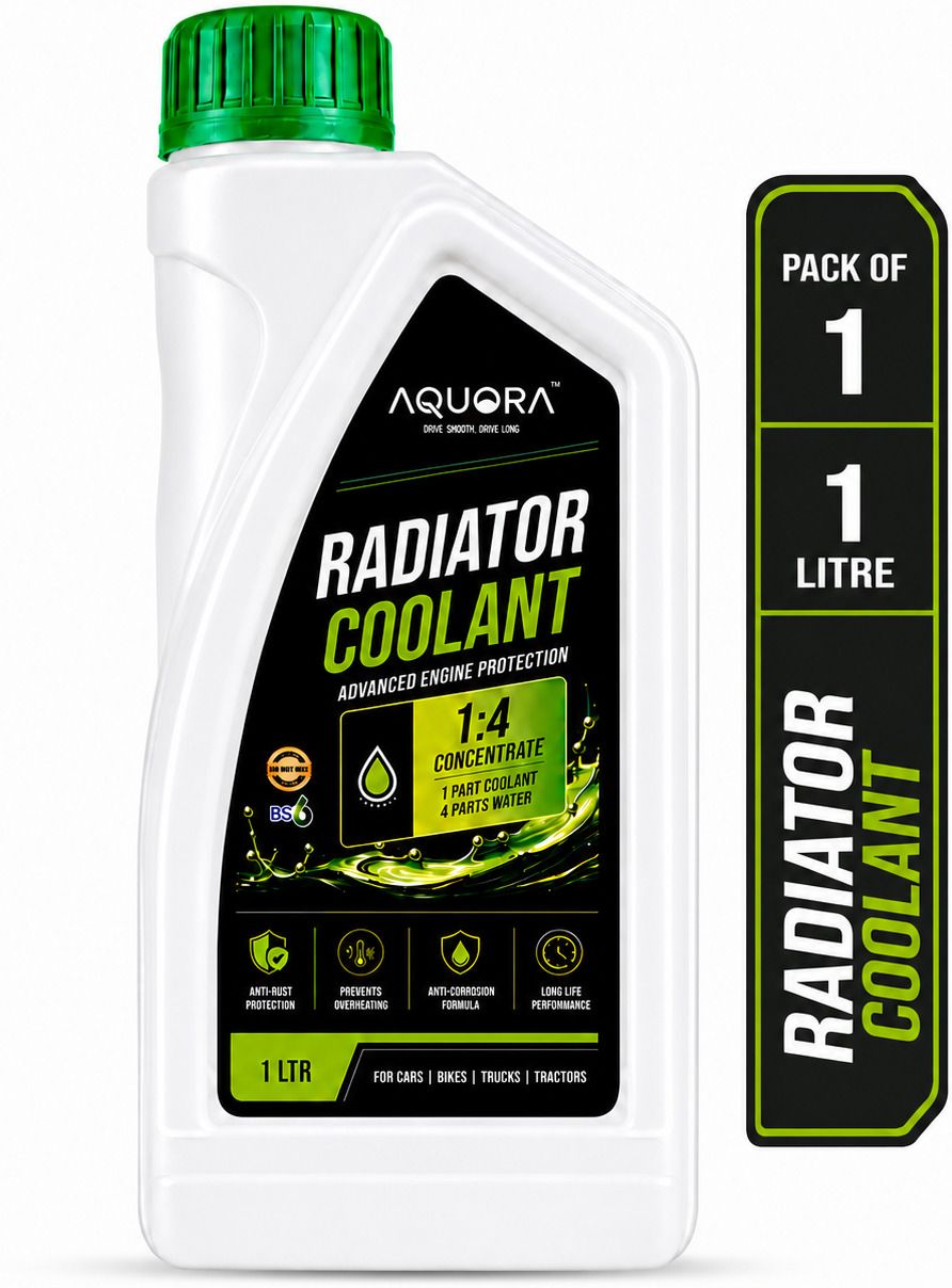 Car Bike Radiator Coolant 1 L Long Life Formula Coolant Green-image-18