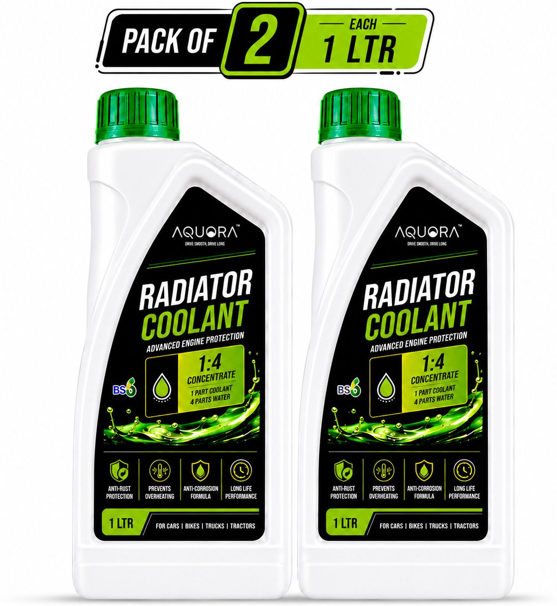 Vehicle Cooling Fluid Anti Rust Engine Protection Coolant Green-image-8
