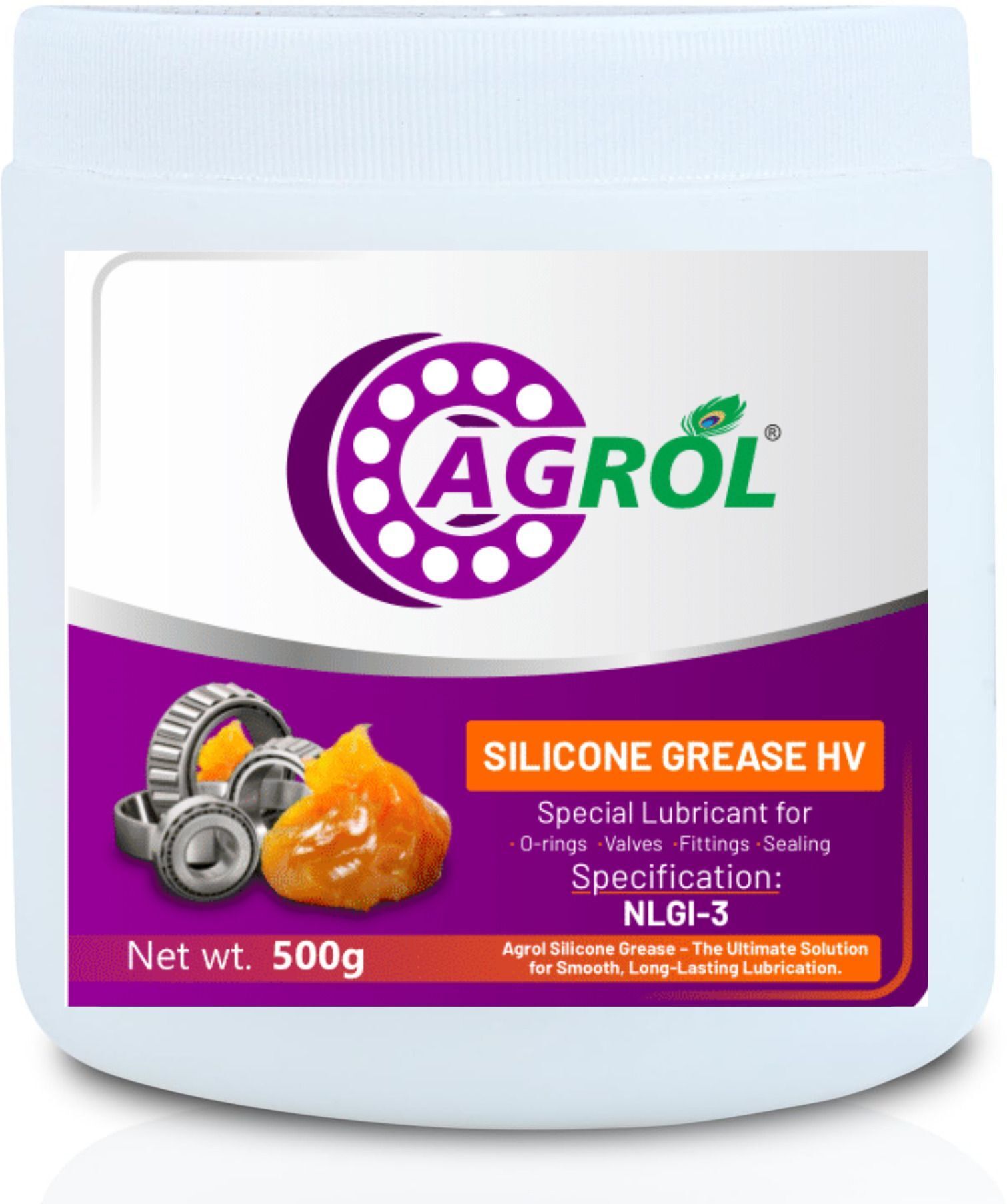 Silicone Grease Lubricant Plumbers Waterproof - 500 gm Silicone Grease Lubricant Plumbers Waterproof - 500 gm Grease