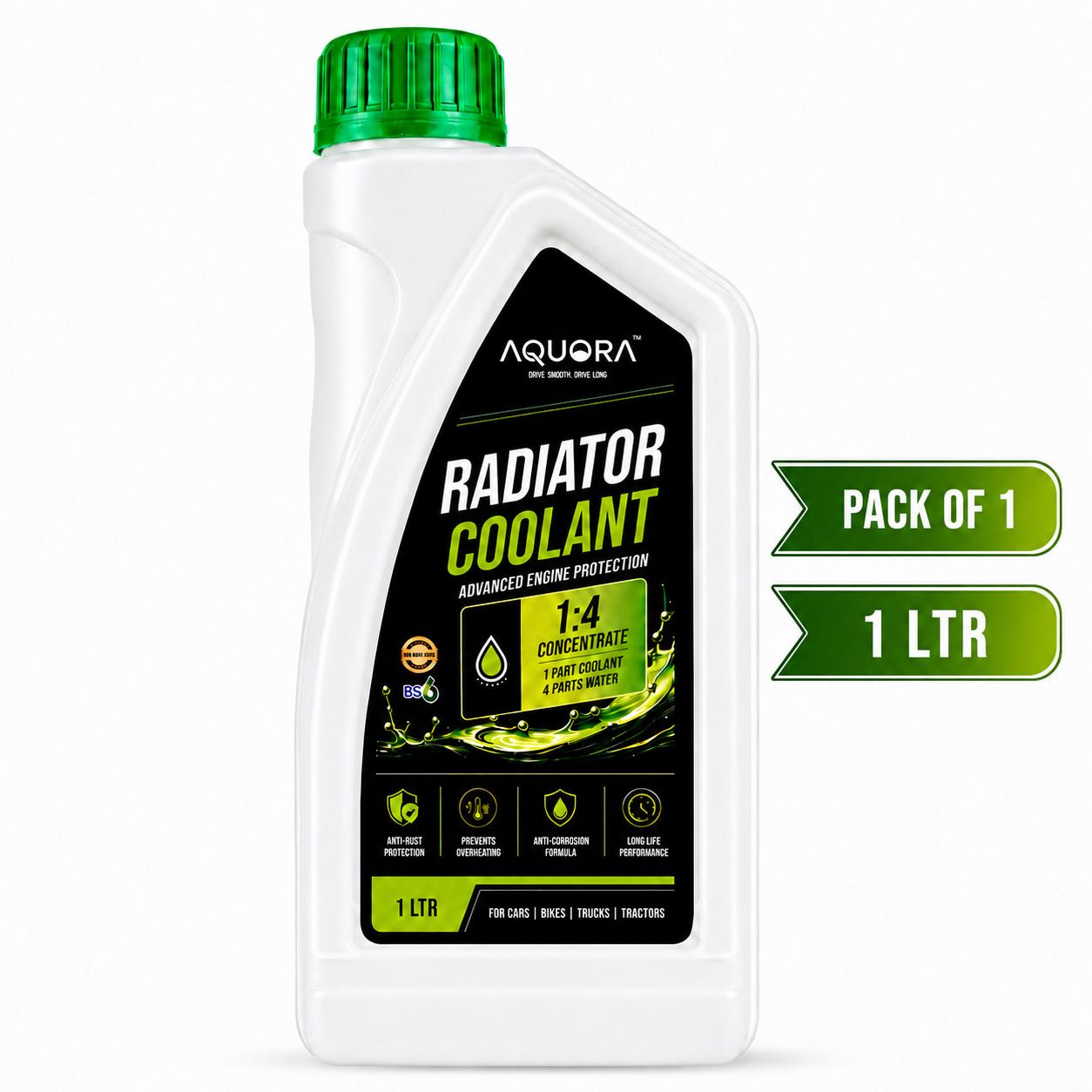 Coolant Water for Cars Premium Engine Coolant Liquid Coolant Green-image-28