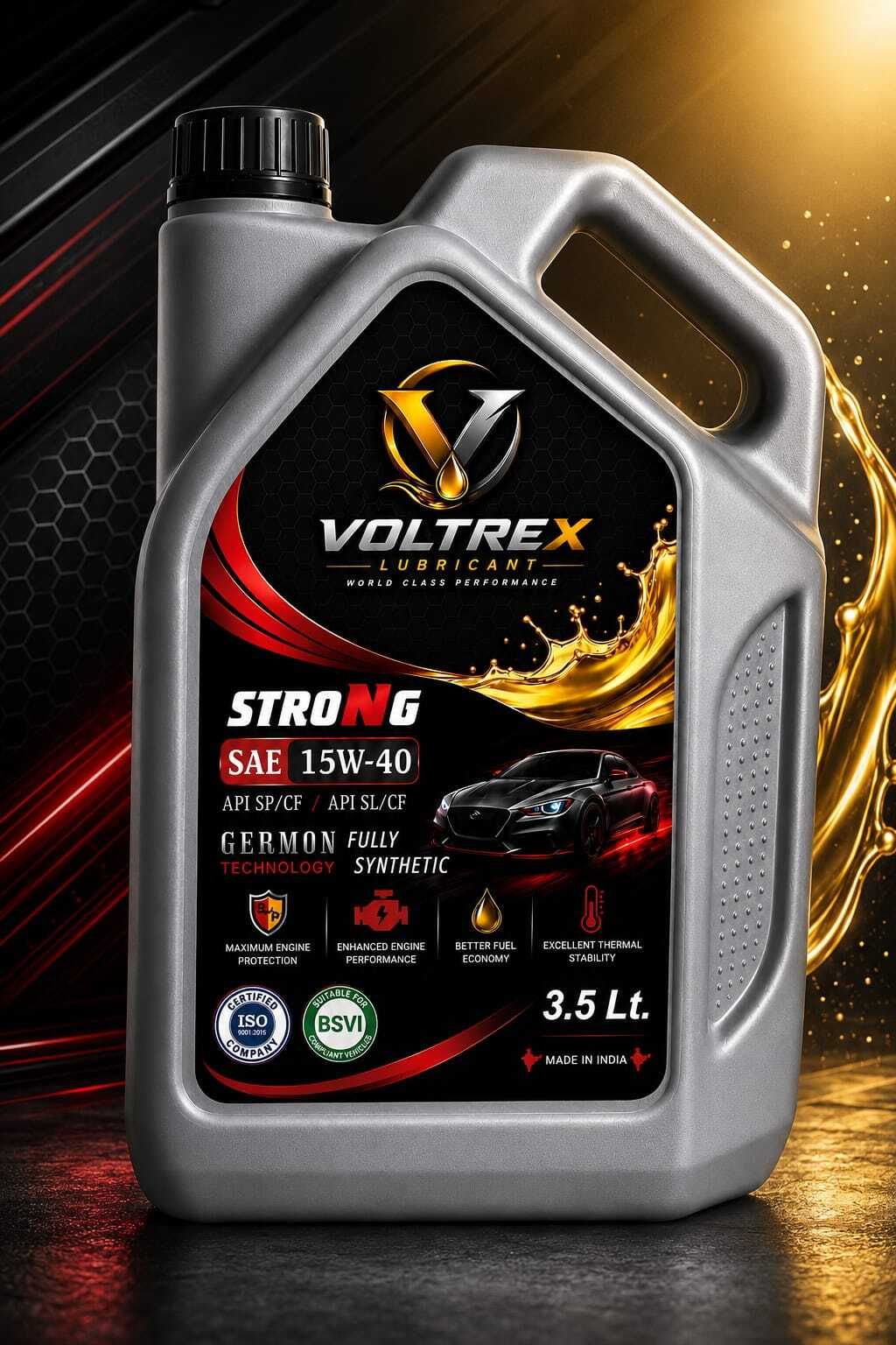 VOL STRONG 15W-40 3.5 LTR! High Performance Engine Oil-image-1