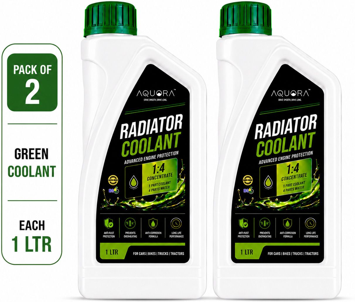aquora High Efficiency Coolant Liquid Superior Heat Control Coolant Green-picture-26