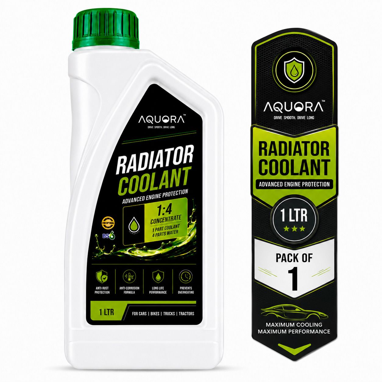 Premium Cooling Fluid Anti Rust Anti Corrosion Coolant Green-image-49