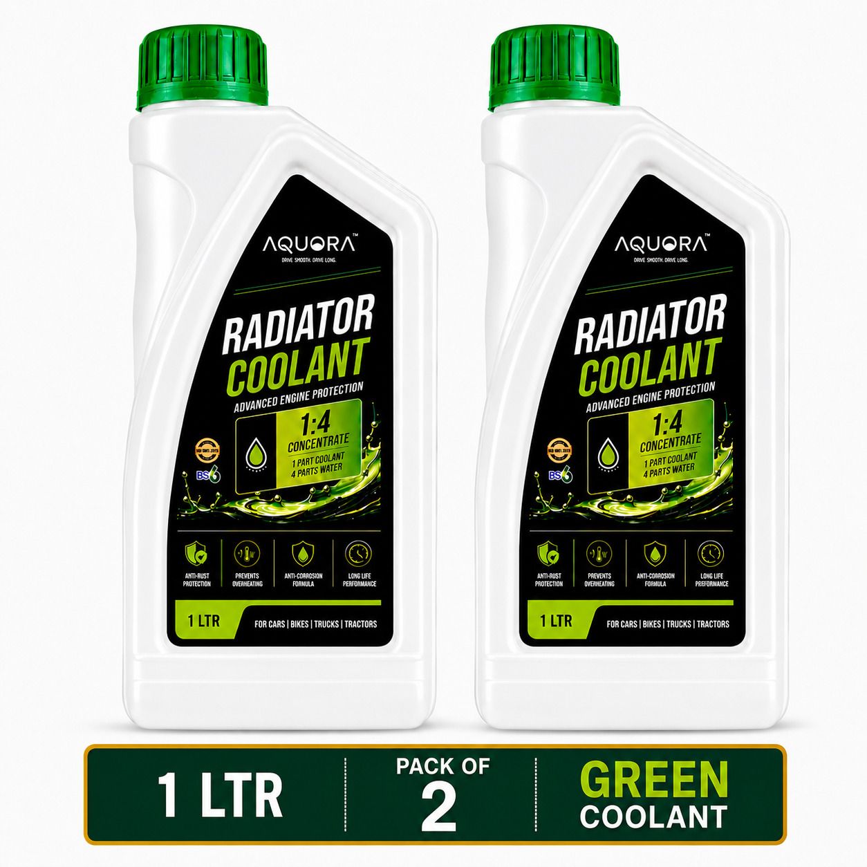 aquora Advanced Radiator Coolant Maximum Cooling Performance Coolant Green-picture-27