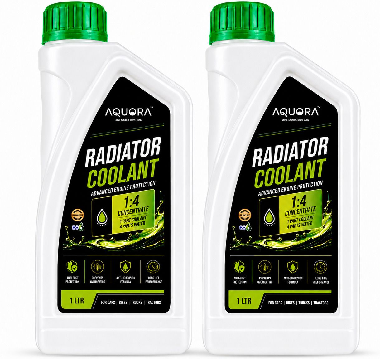 aquora Advanced Cooling Liquid Radiator Protection Formula Coolant Green-picture-15