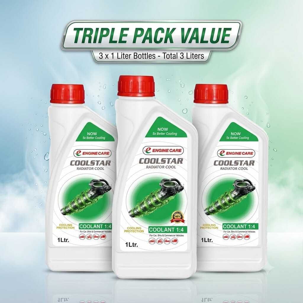 enginecare NEW COOLSTAR GREEN RADIATOR COOLANT 1:4 Coolant Green-picture-35