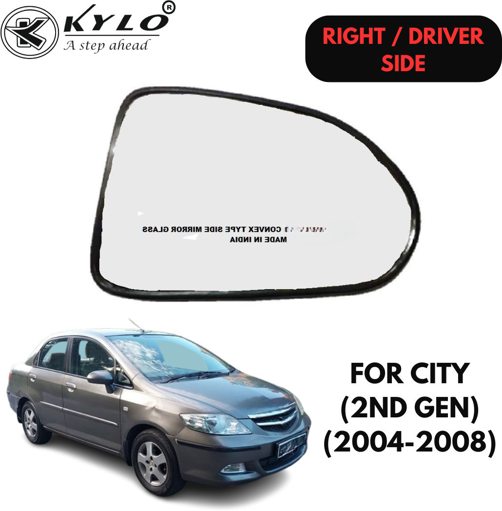 kylo Manual Driver Side, Rear View Mirror For Honda City image 1
