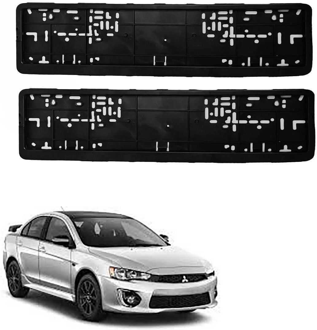 Standard Size Car Number Plate Frame/Licence Plate Covers for Mitsubishi Lancer Car Number Plate-image-0