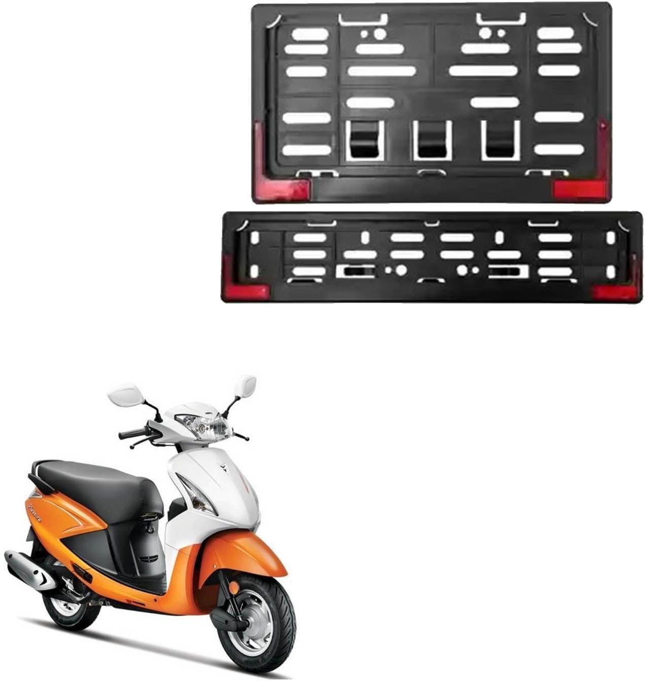Bike Number Plate Frame with Reflector (Stander Size For All Bikes) _038 Bike Number Plate-image-45