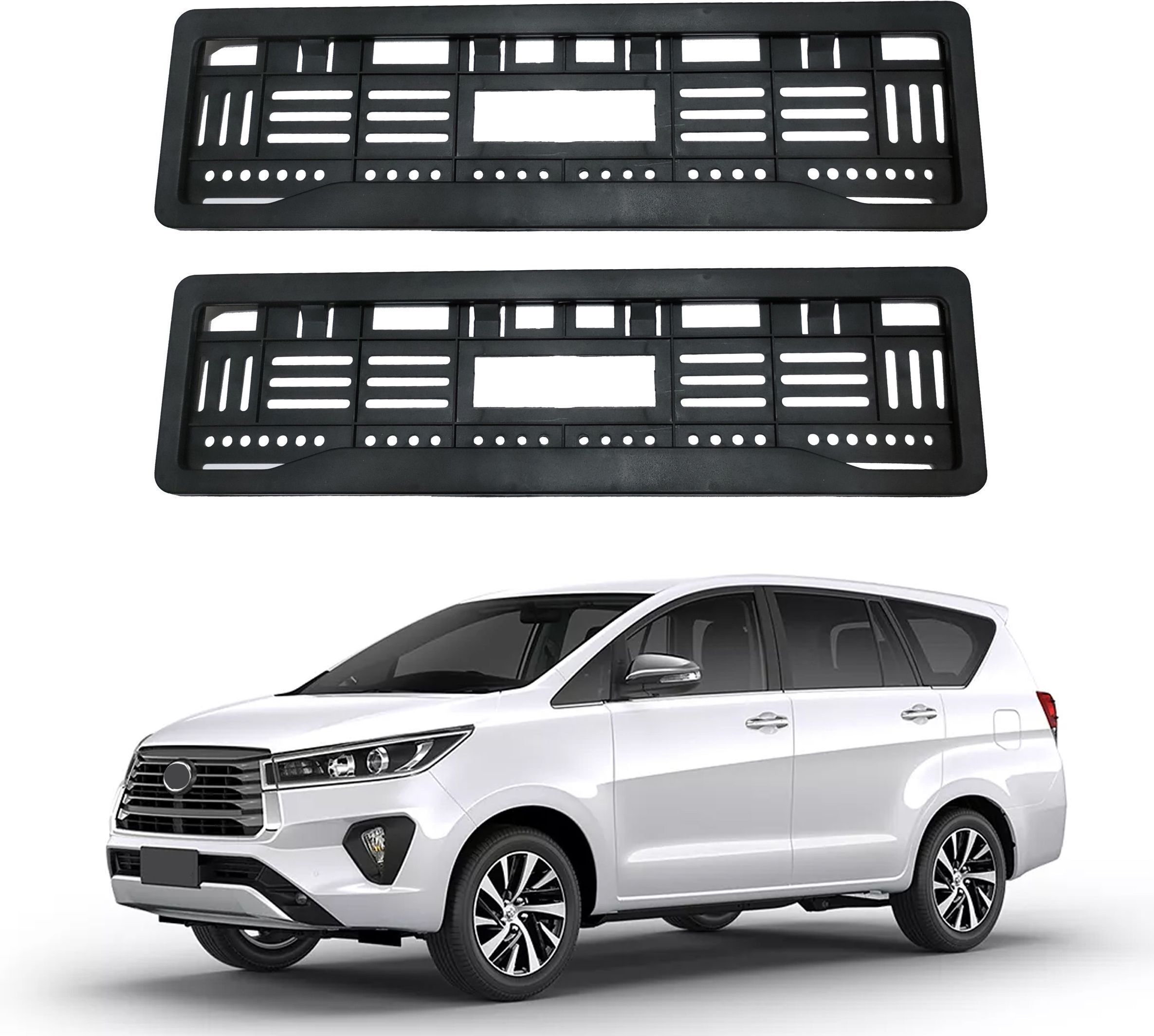 Full open no plate frame for Crysta Car Number Plate-image-24