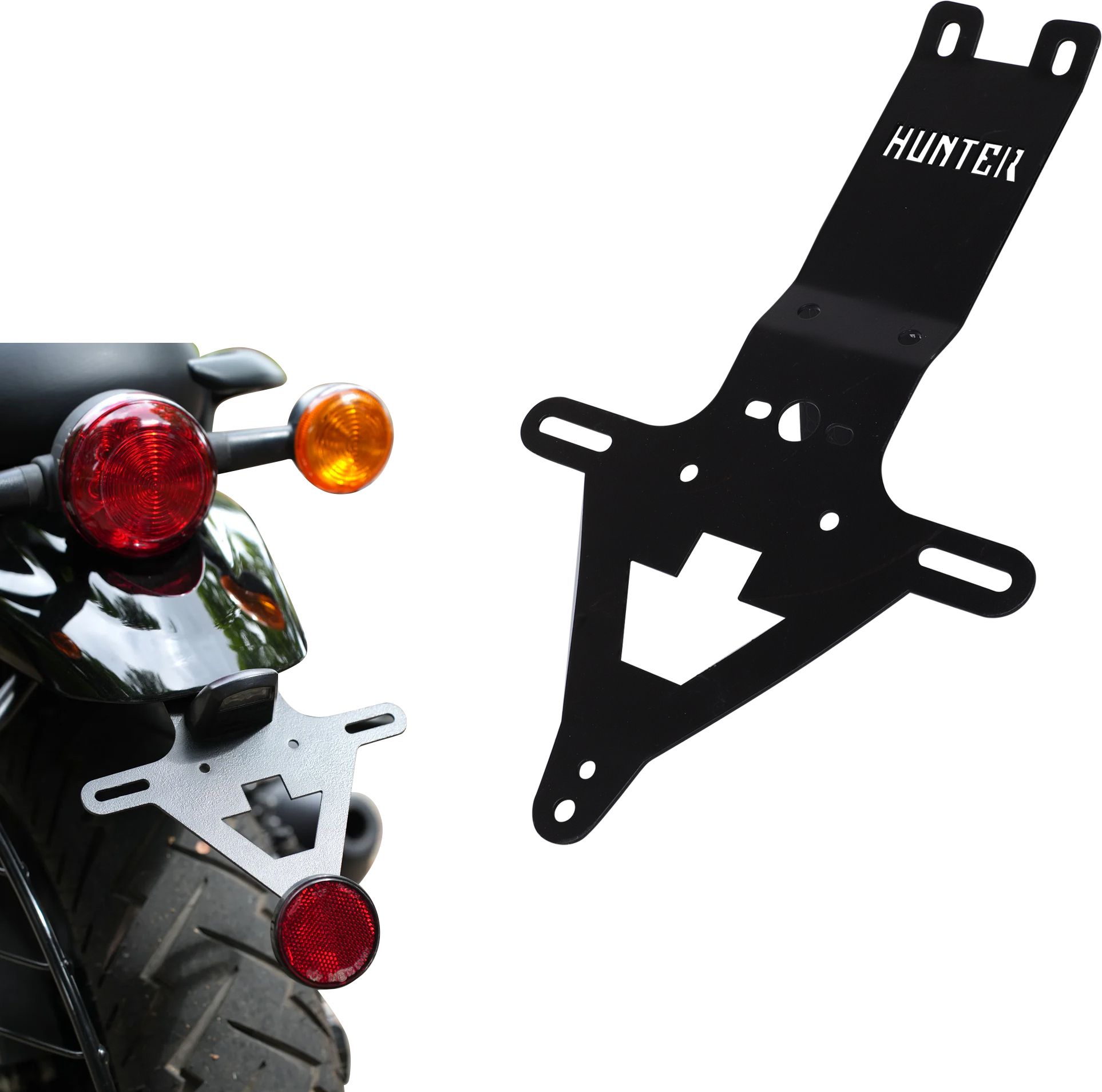 grandbiker Tail Tidy Premium Fender Eliminator For RE Hunter 350 Bike Number Plate-picture-20