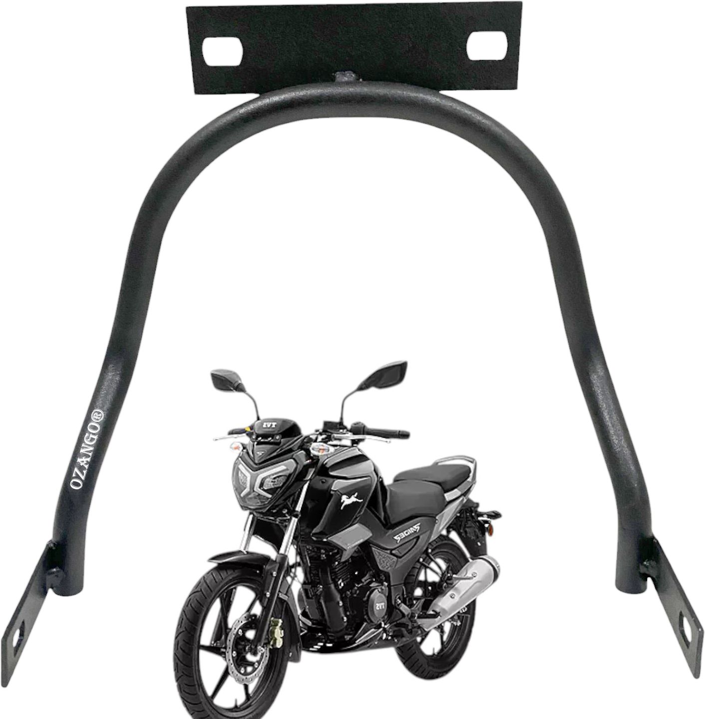 ozango Bike Heavy Duty Metal Front Number Plate Stand Fender For Raider 125 Bike Number Plate-picture-15