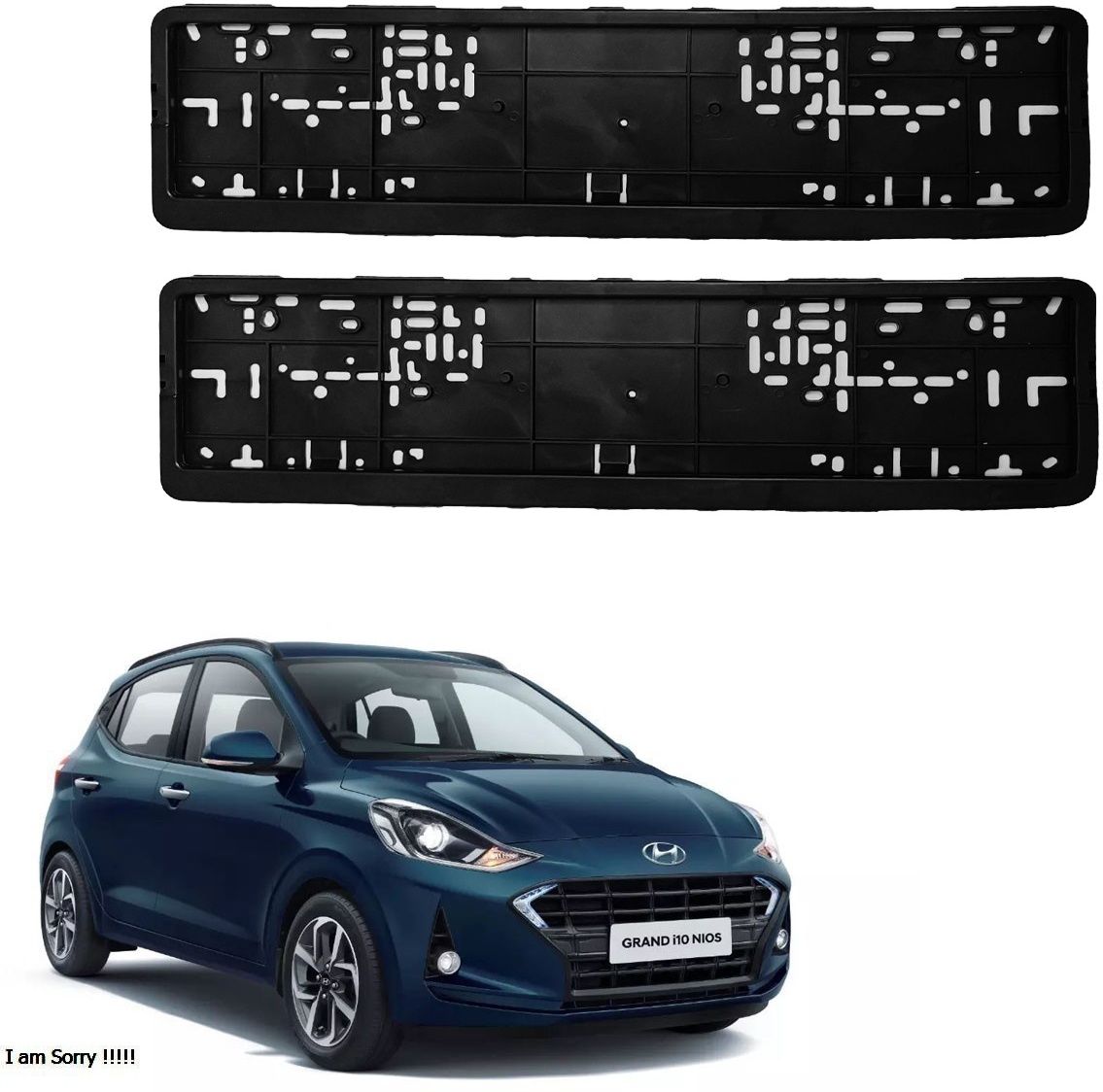 Standard Size Car Number Plate Frame/Licence Plate Covers for Hyundai I10 nios Car Number Plate-image-24