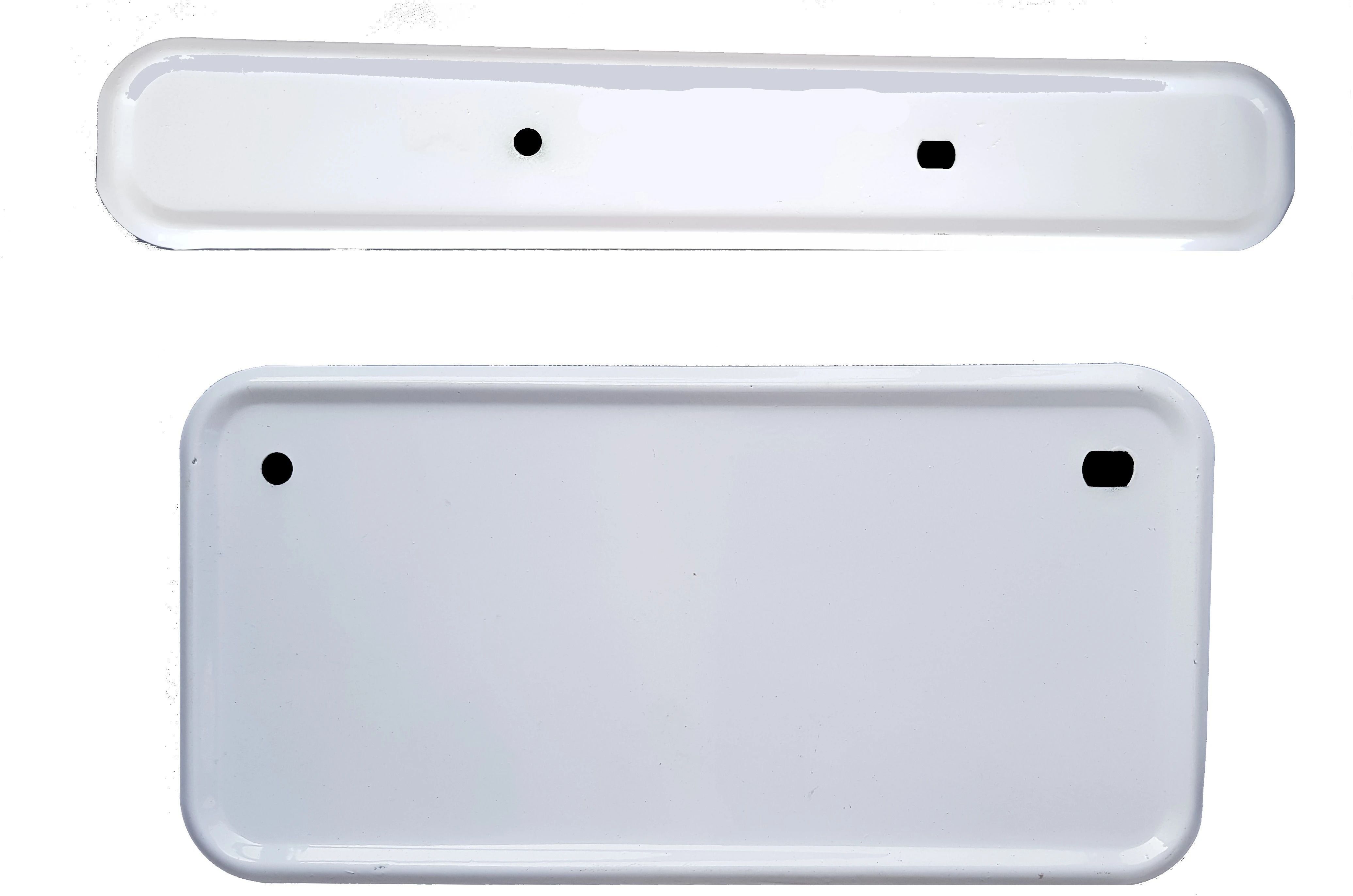 Premium Quality Hard Metal Number Plate For Universal Bike/Scooty (WHITE) Bike Number Plate-image-48