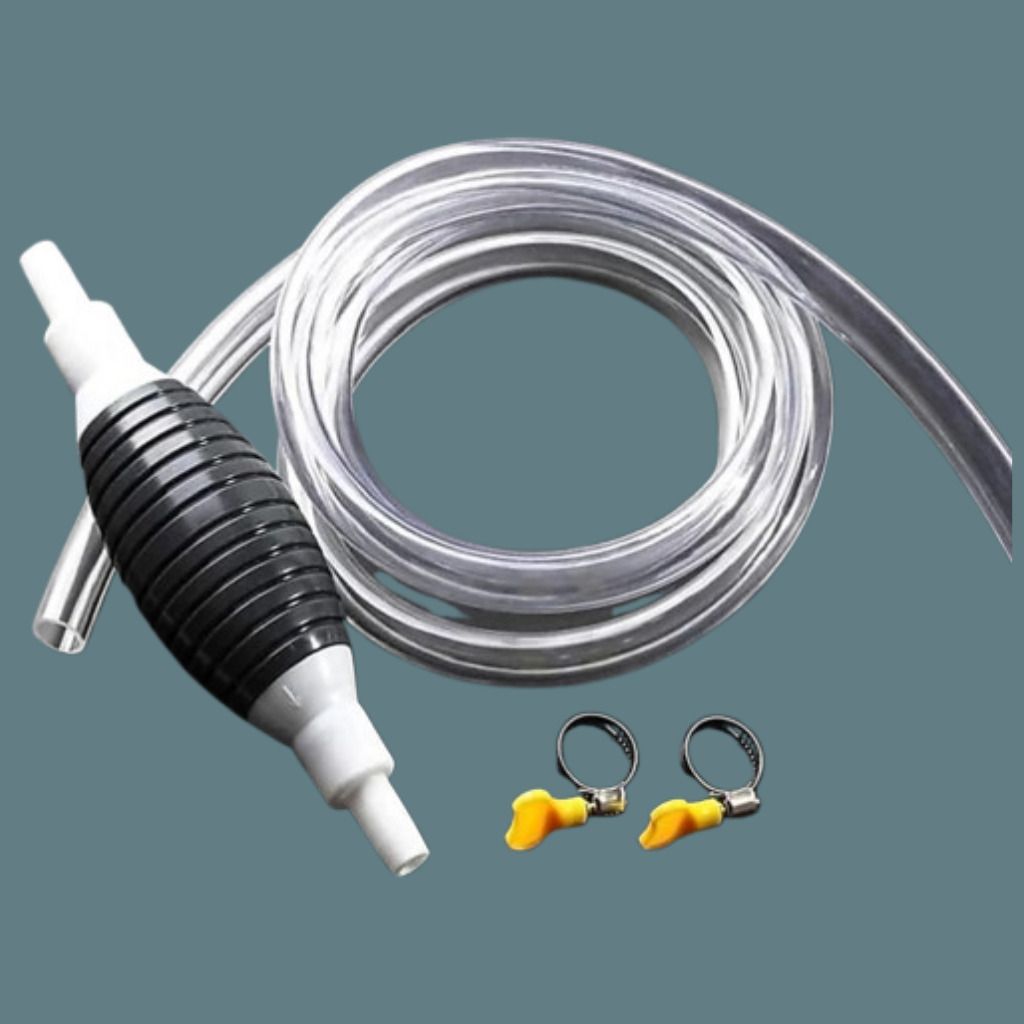 Hand Operated Liquid Pump Hose Set with Clamps Vehicle Oil Pump Kit-image-22