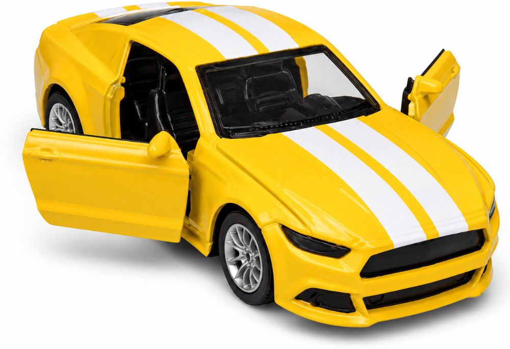 Metal Mustang Toy Car Pull Back Die-Cast with Opening Doors for Kids-image-11