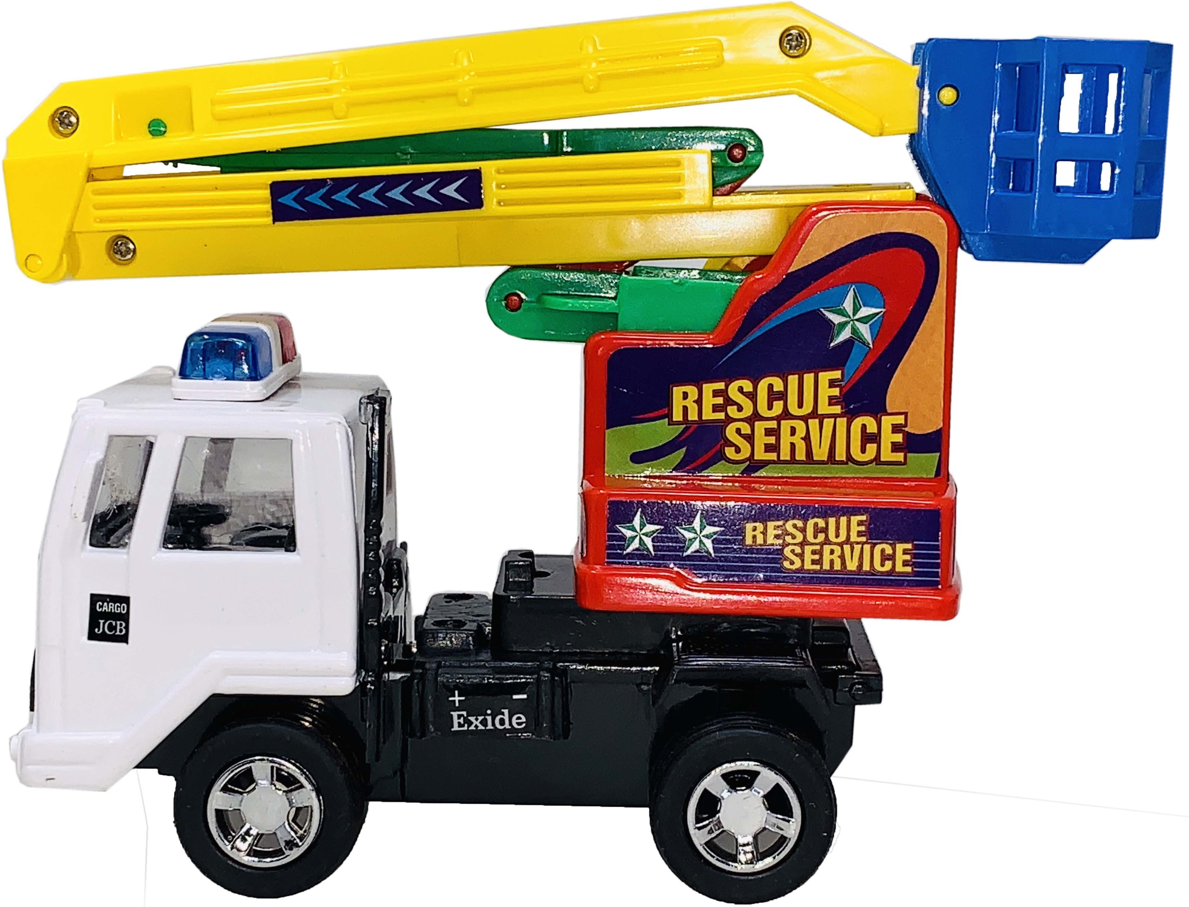 techzage Vehicle Shinsei - Rescue Service Truck - White - Single S-051-picture-47
