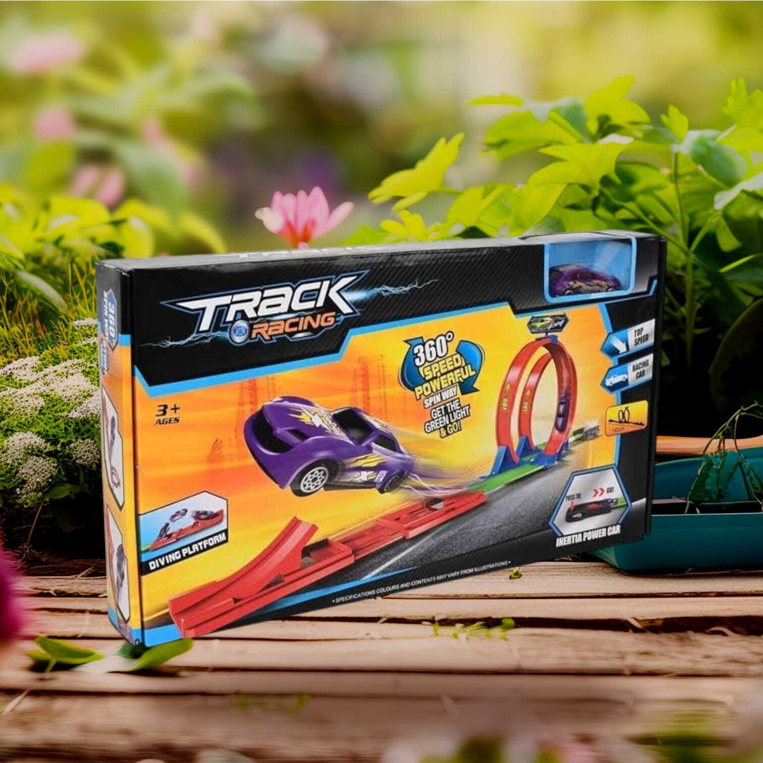 Loop Stunt Track with Powerd(IND*9963) Car Racing Track Toy Set-image-9