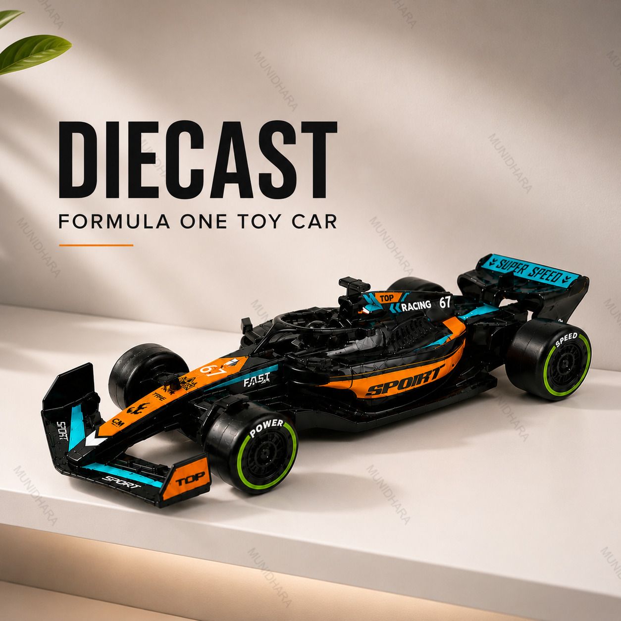 munidhara F1 Racing Pull Back Metal Diecast Toy Car 1:64 Scale Display Collector Gift-picture-29