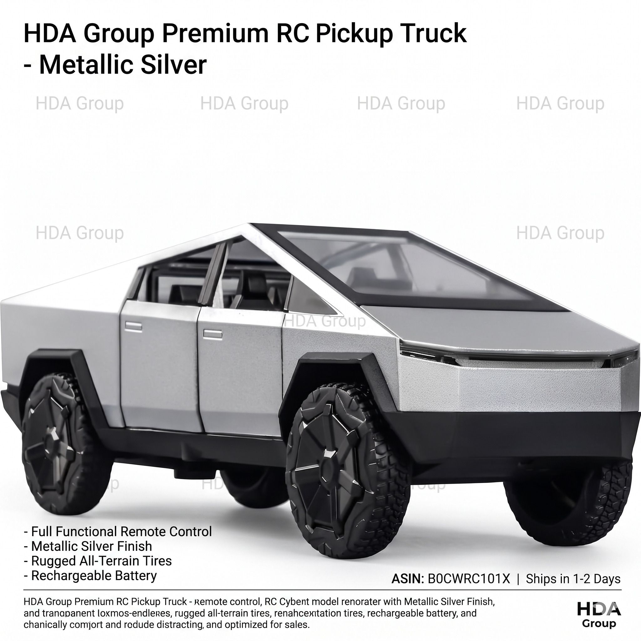Tesla cyber truck 1:36 Scale Alloy Car with Light & SoundF-image-39