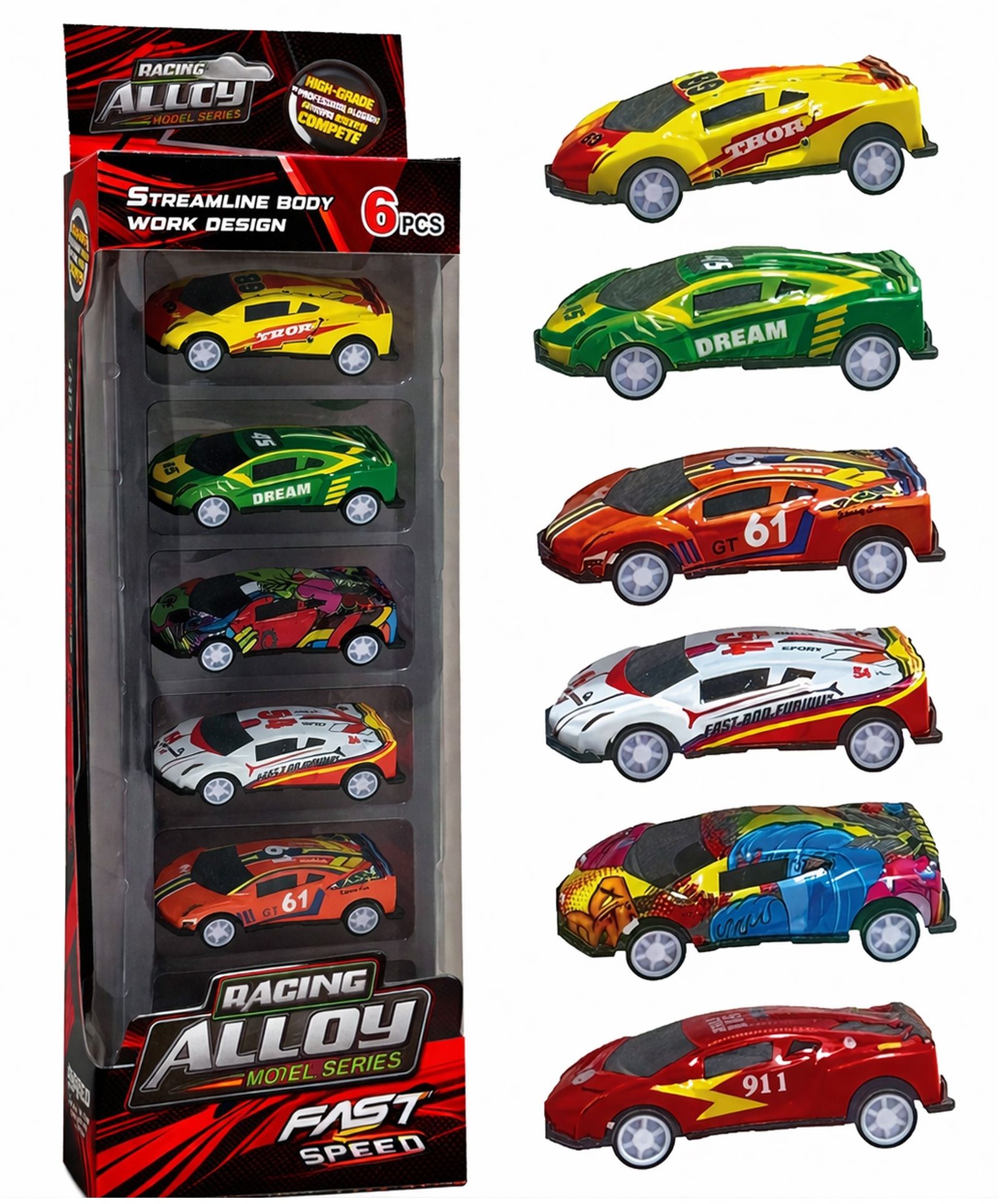 learn with fun 6 Pcs Die Cast Metal Mini Racing Lamborgini Car Toy for Boys Girls Kids-picture-38
