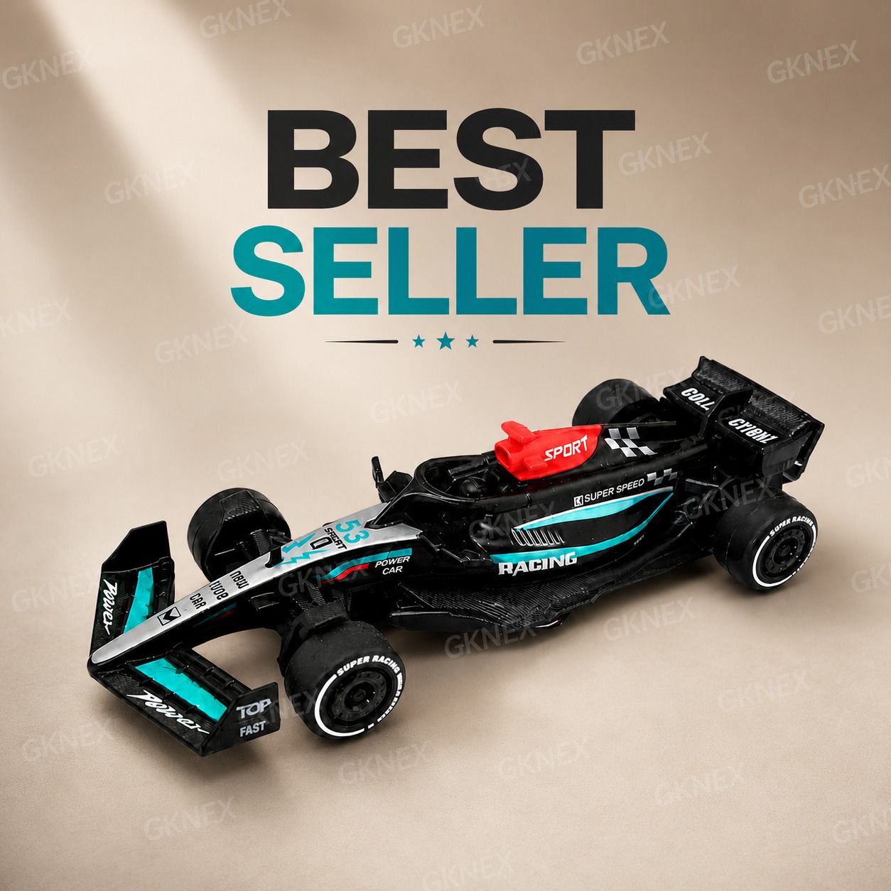 gknex Die Cast Alloy F1 Formula Car Toy Pull Back Mini Racing Model Boys-picture-10