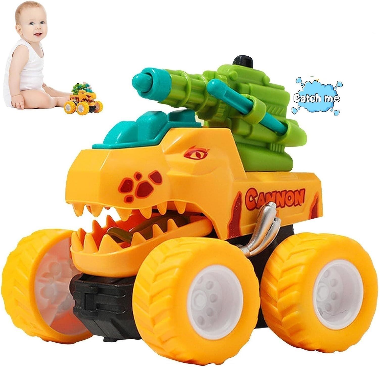 Dinosaur Toys Monster Truck Toys for Kid Crawling Toy for Boys Friction Car Toys