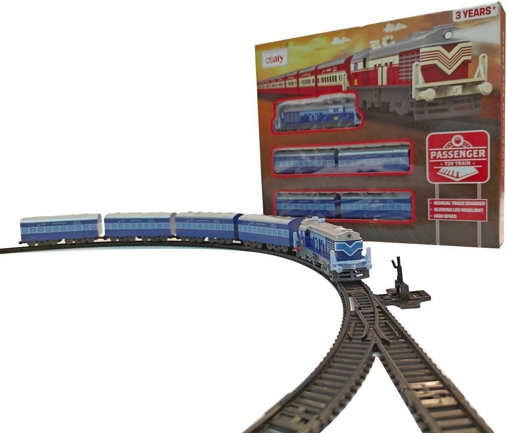 battery operated toy train with manual track changer Train Toy