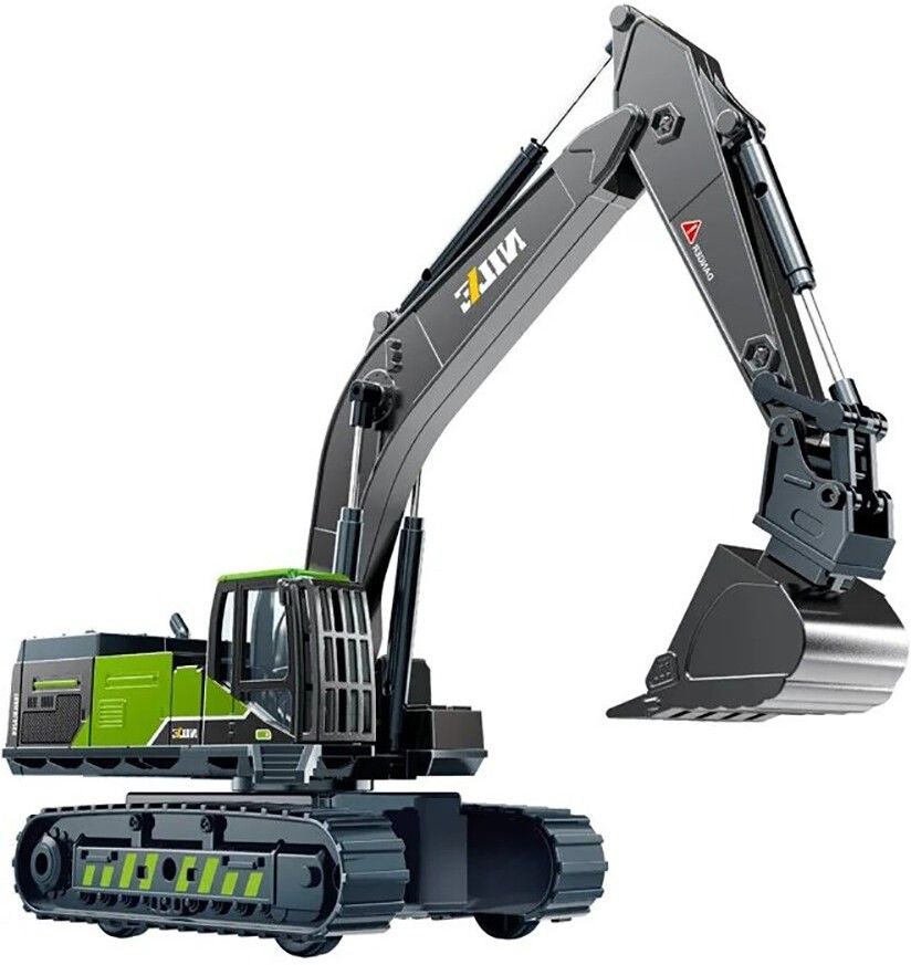 Long Crane Excavator Construction Trucks Rotate by 360 Degree JCB Toy Loader JCB