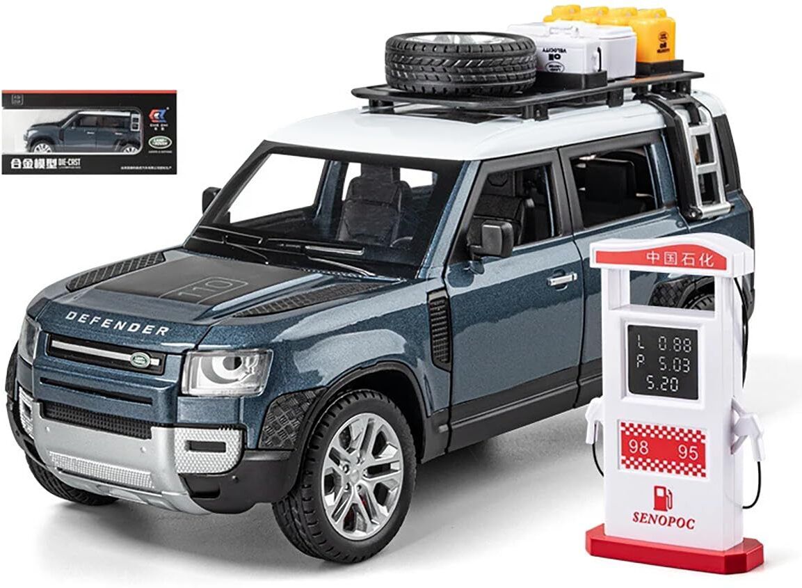 just craft Land Rover 1:24 Defender Alloy Diecast Metal Toy ,Off-Road Vehicles Model Toy-picture-10