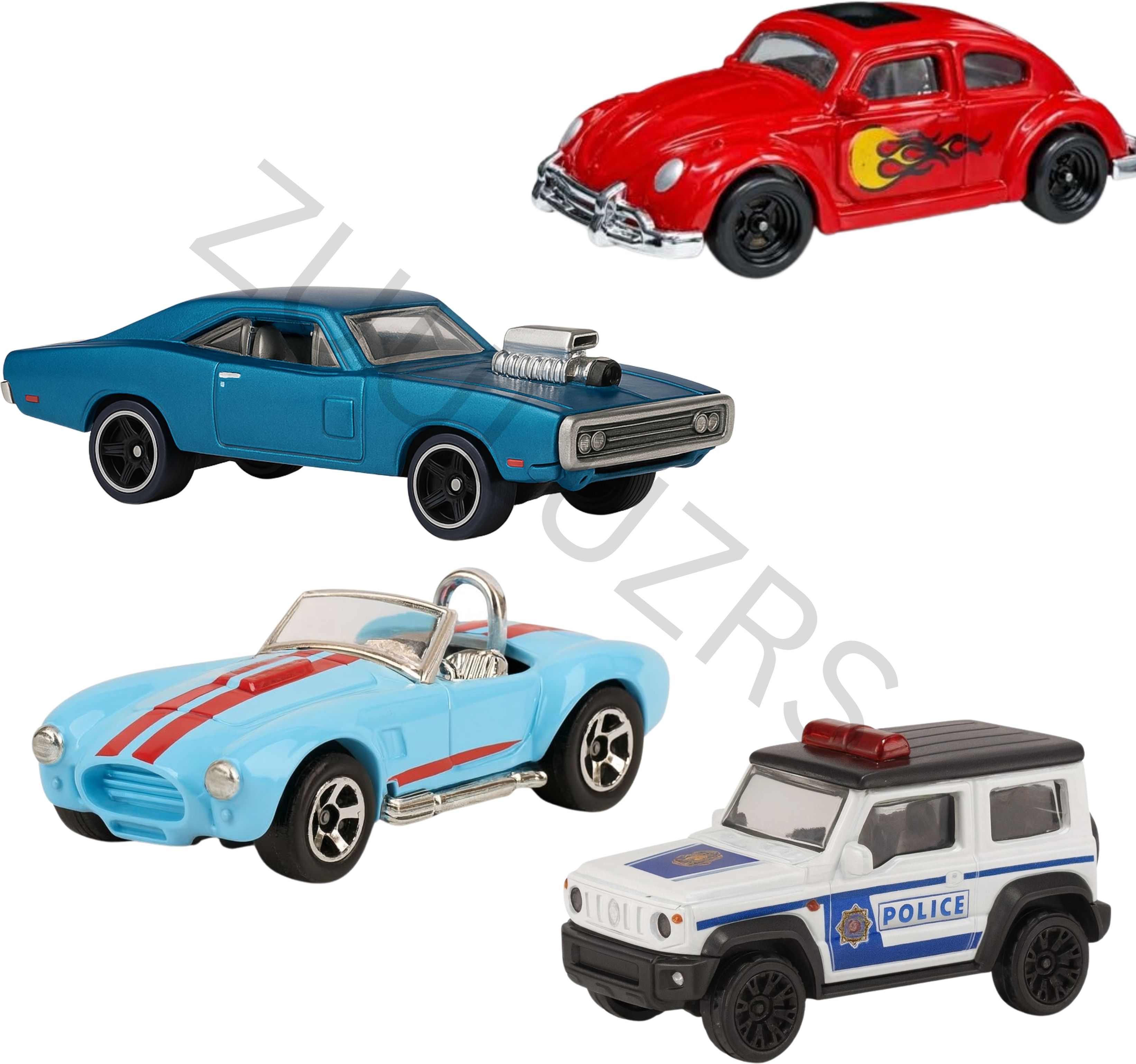zuuluzrs Pack Of 4 Mini Car Combo 1:64 Scale Model Mega Blockbuster Sale-picture-49