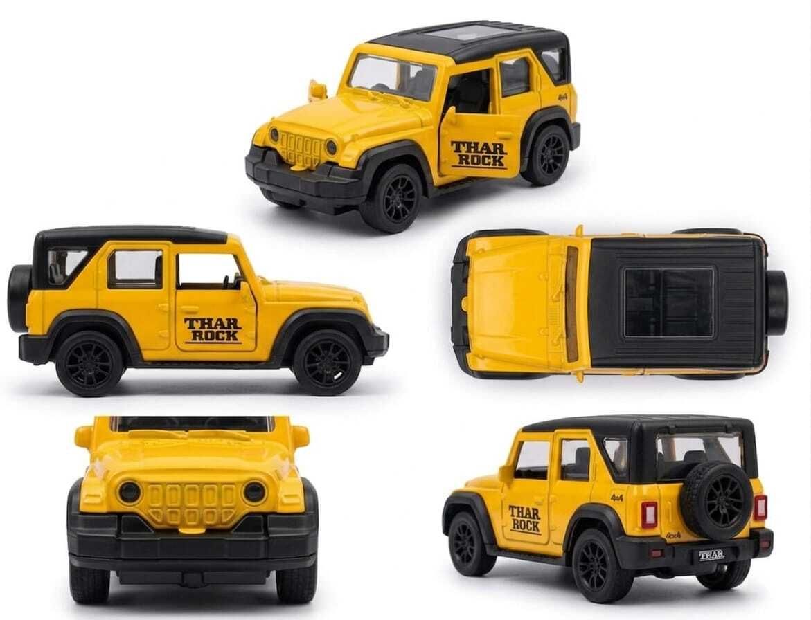Thar rock die cast metal toy Pull-back with music and sound for kids-image-2