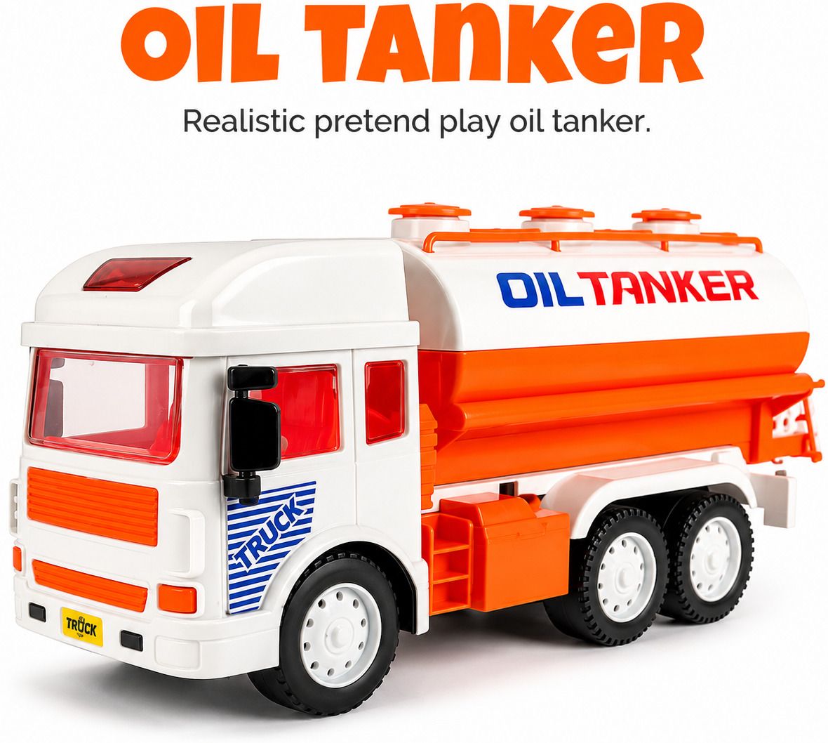 sarnav Friction Powered Super Oil Tanker Truck Push and Go Toy for Kids-picture-29