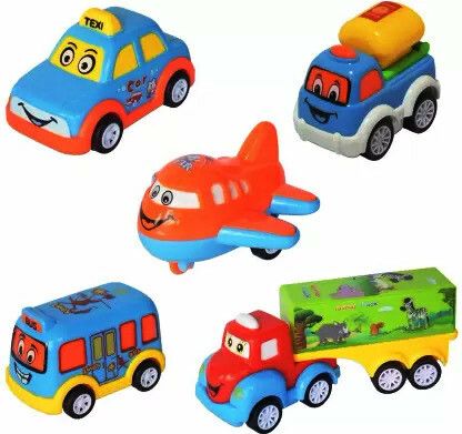 kavana Unbreakable Pull Back Automobile Car,Bus Truck Aeroplan Toy-picture-38