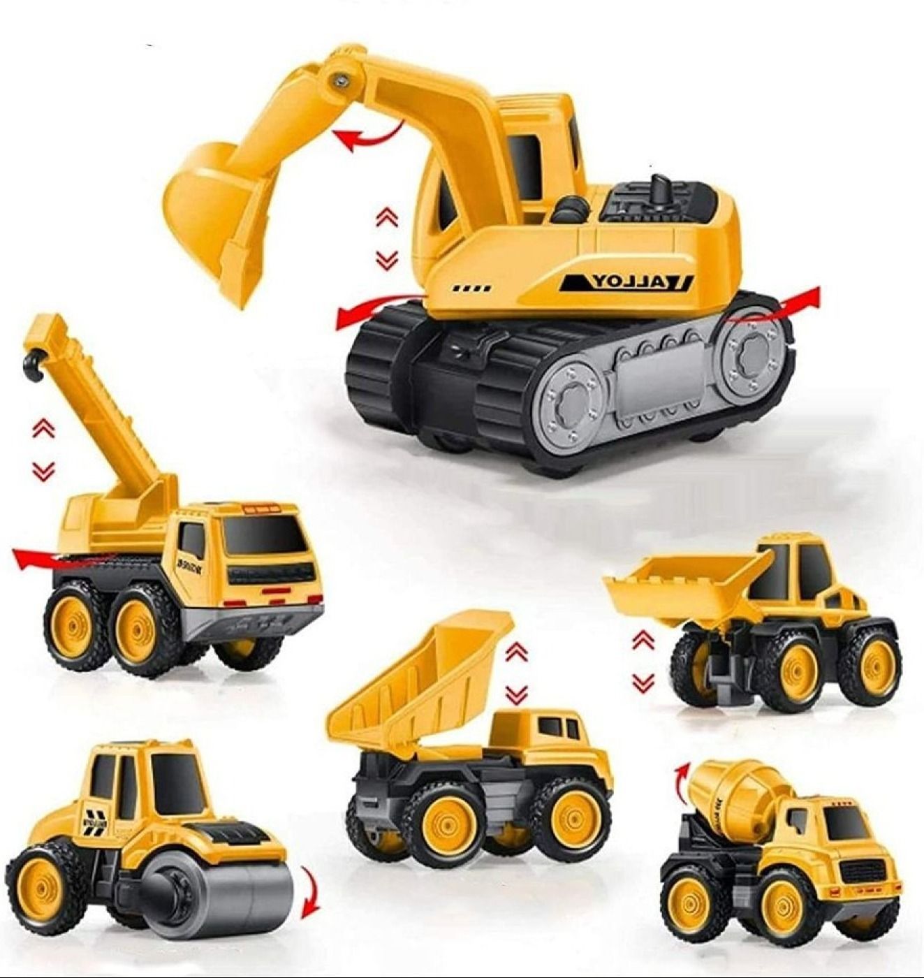 Mixer Transporter Engineering Toy Set 6 | RSHE524-image-48