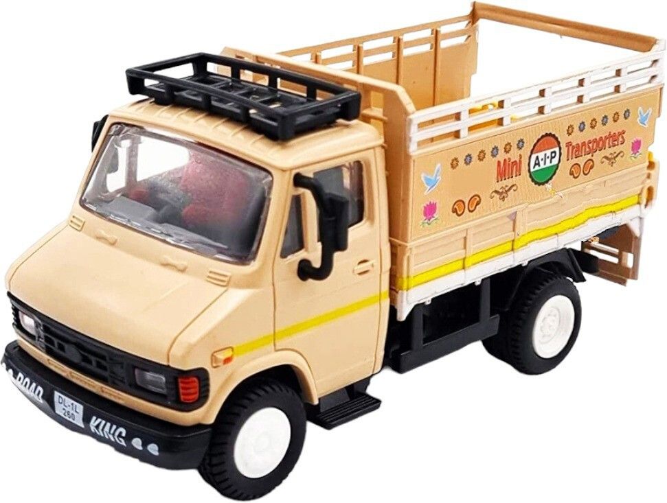 viaan world New Launch PULLBACK ( Mini Transporter) 407 Truck Toy for kids-picture-15