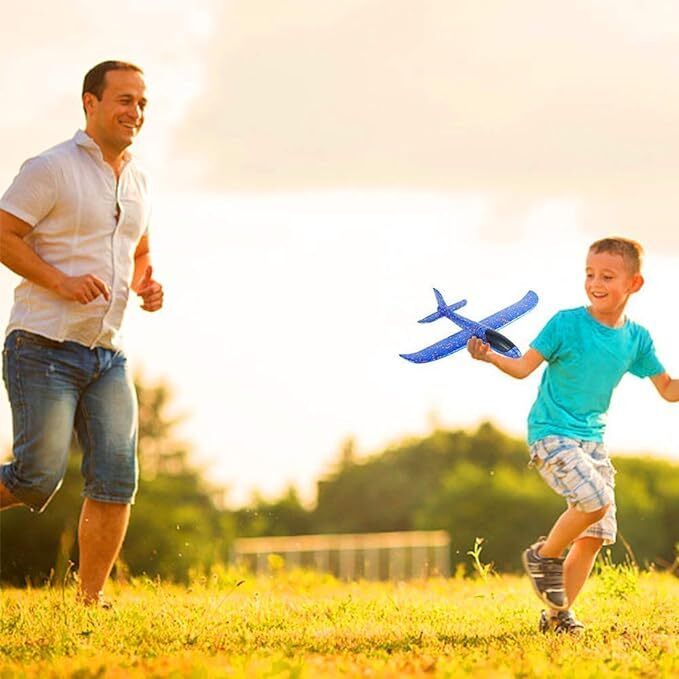 shoptoall Foam Plane Throwing Outdoor Launch Toy Flight Mode Glider Outdoor Toys-picture-35
