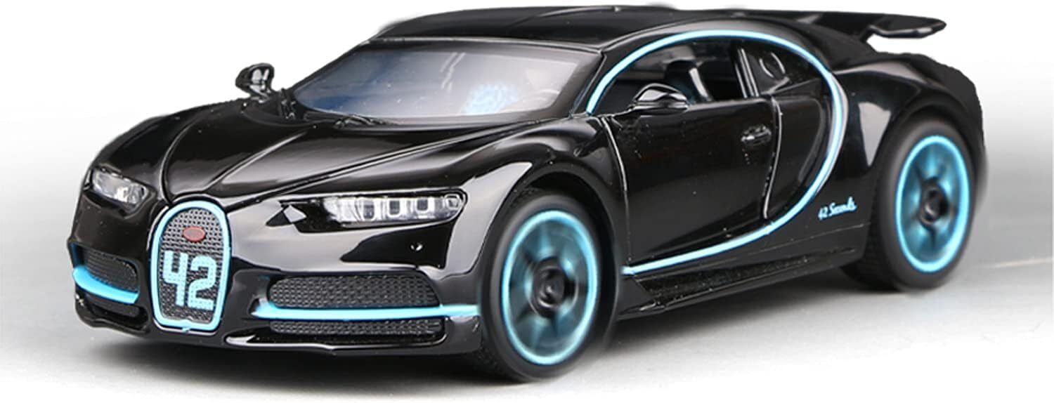 pezyox 1:32 Bugatti Chiron zinc Alloy Pull Back Car-picture-18
