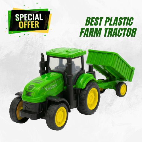 ragiluxe Small Tractor Toy with Trailer for Kids, Agricultural Play Vehicle-picture-48
