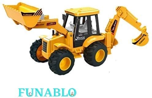 funablo 2 in 1 Friction Powered Construction Road Excavator Truck Toy for Kids-picture-25