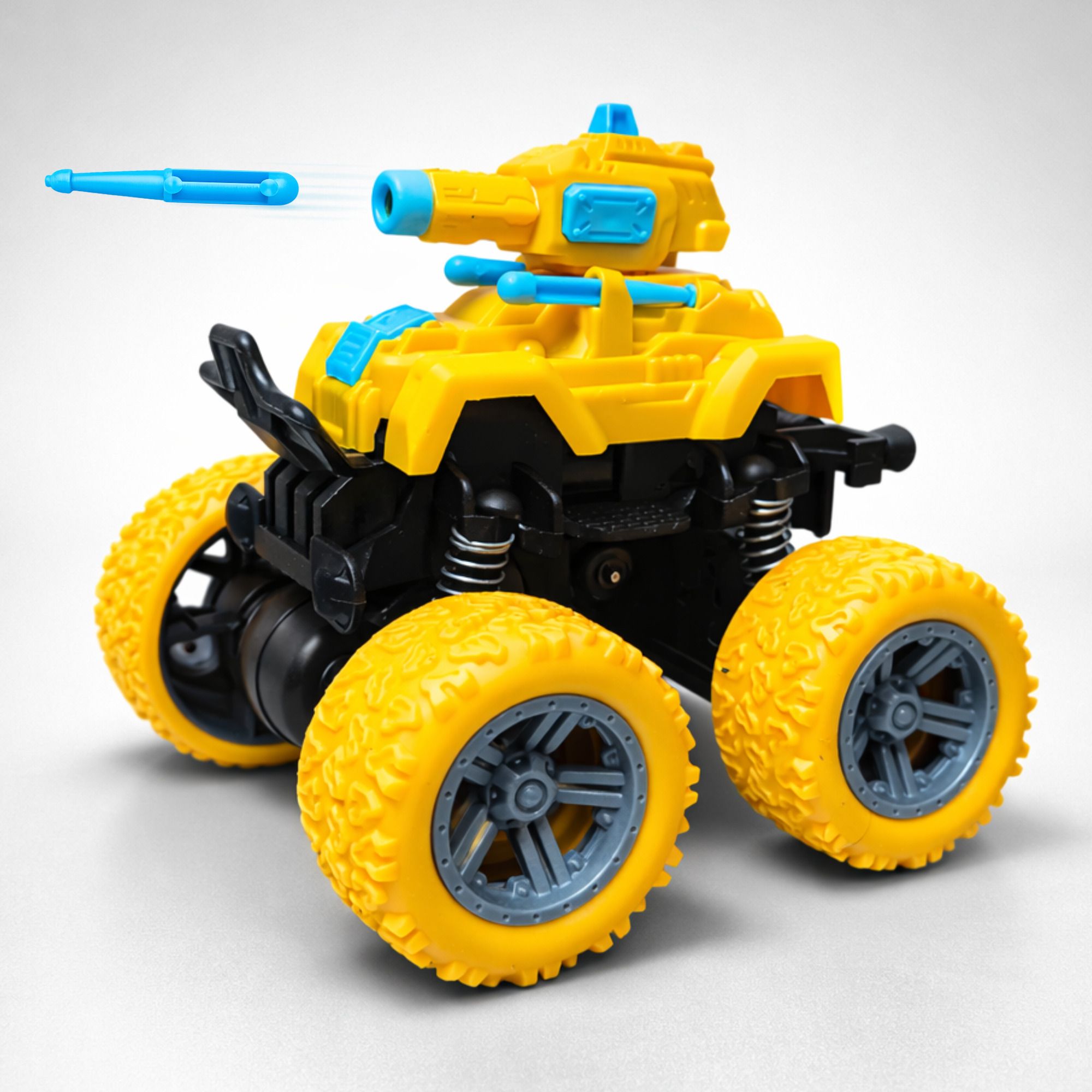 Bullet Shooting Tank Launcher Monster Truck Toy Car for Kids-image-42