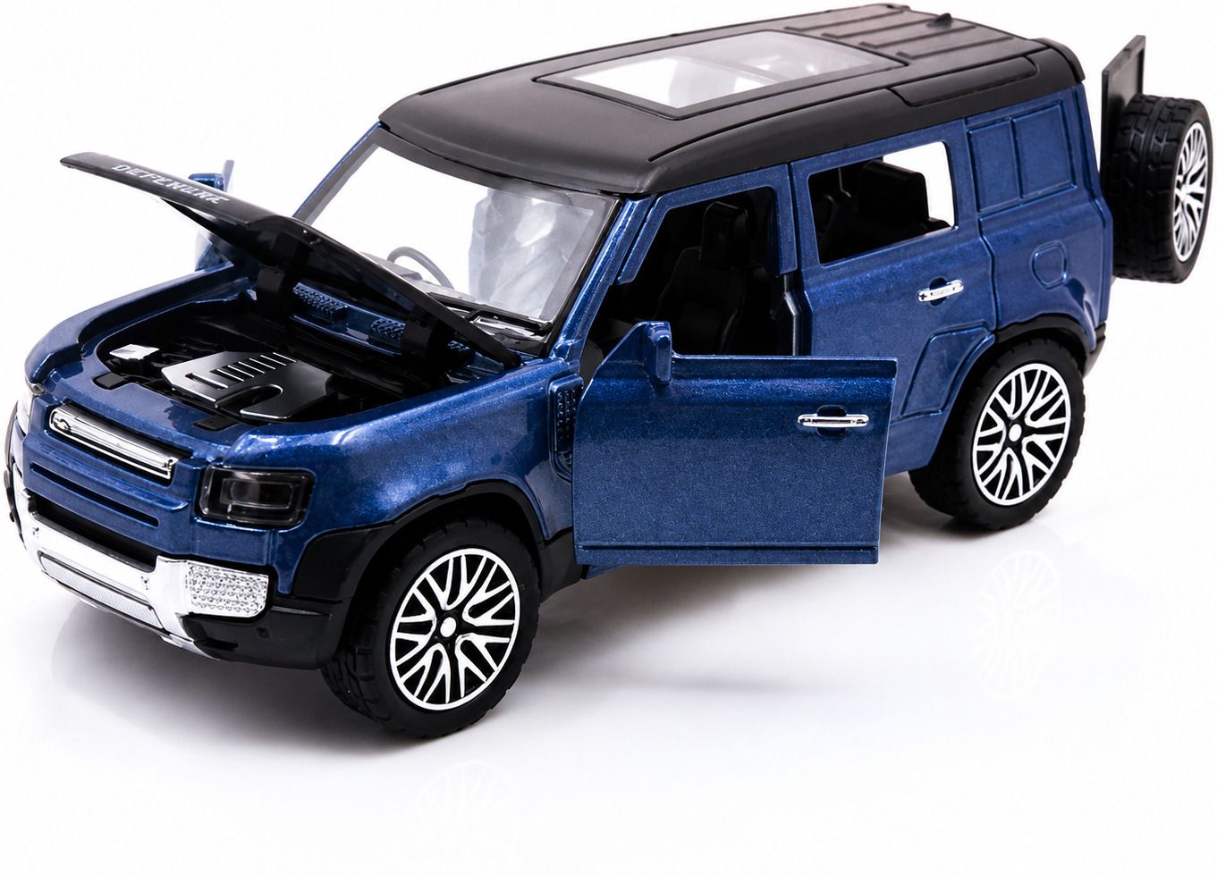 thriveonix Defender 1:32 Die-Cast Metal Toy Car with Openable Doors | Return Gift for Kids-picture-32