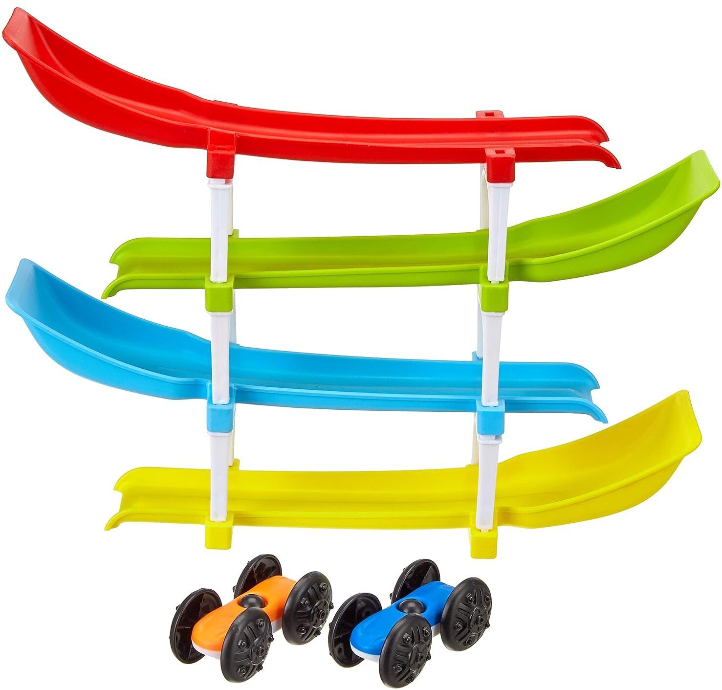 4 Level Ramp Race Gift for Kids Perfect Birthday Gift for Thrilling Racing Fun