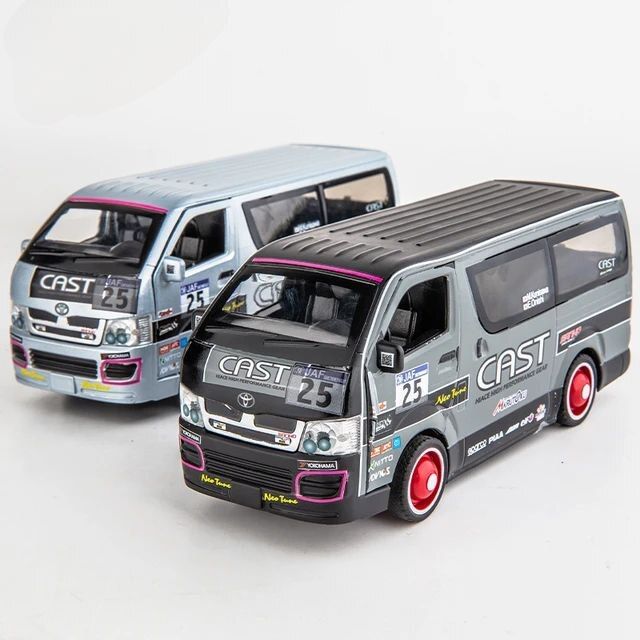 Metal Die-Cast Van Model Pull Back Car Toys-image-31