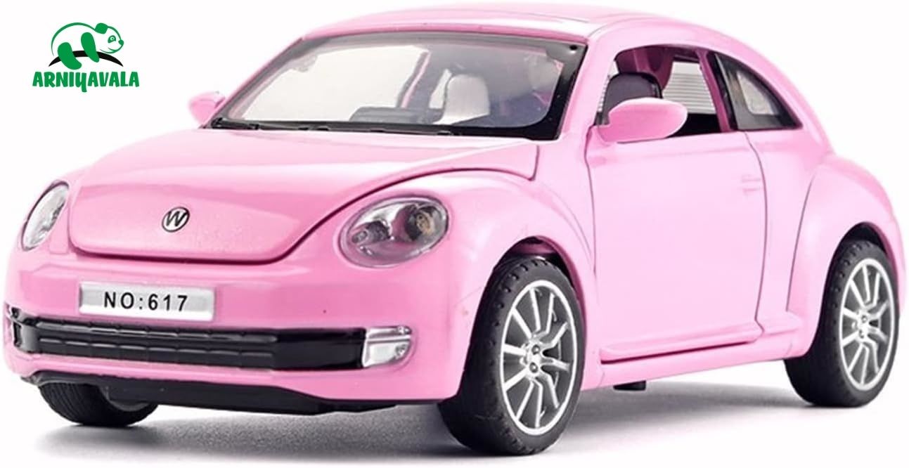 arniyavala 1:32 Volkswagen Beetle Simulation Car Model Sound and Light toy car-picture-29