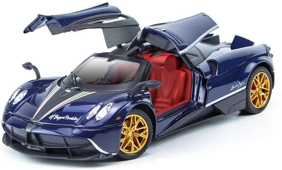 Pagani Huayra Die Cast Toy Car with Openable Doors Lights Sound Kids Gift-image-38
