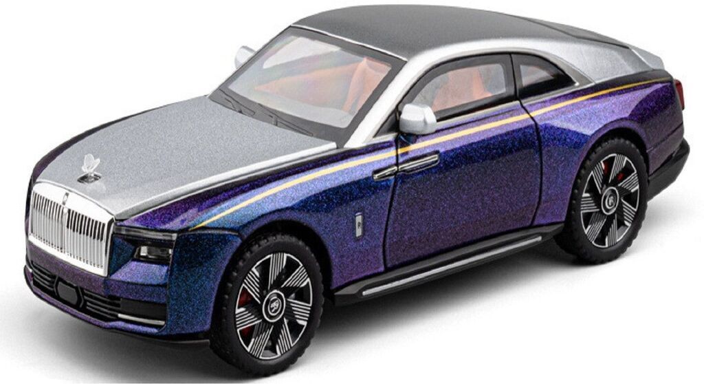 skbd Rolls Shining Alloy Car 1:24ind Blue SH1I6-picture-40