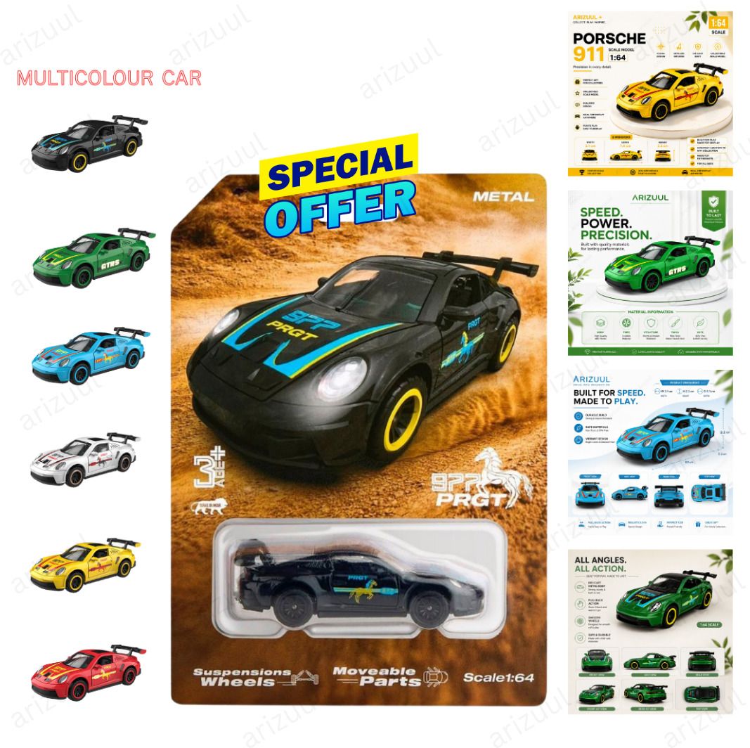 arizuul Porsche Premium Sports Car Metal Replica-picture-35