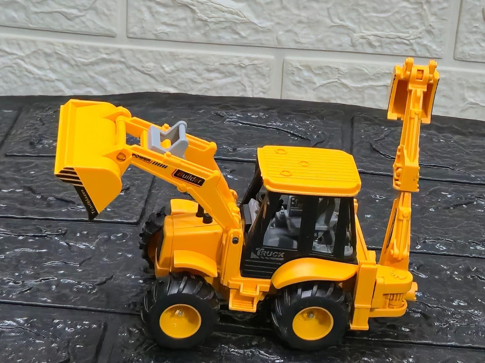 forsikha Unbreakable Push & Go Vehicle JCB Bulldozer toys with Movable Parts Action Toy-picture-43